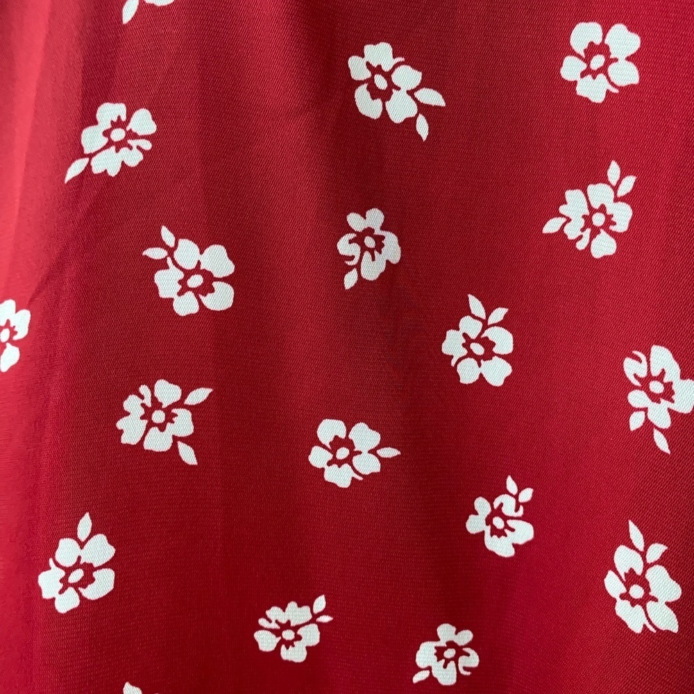 Floral Red Women's Top by Market Spruce size XL - Picture 4 of 4
